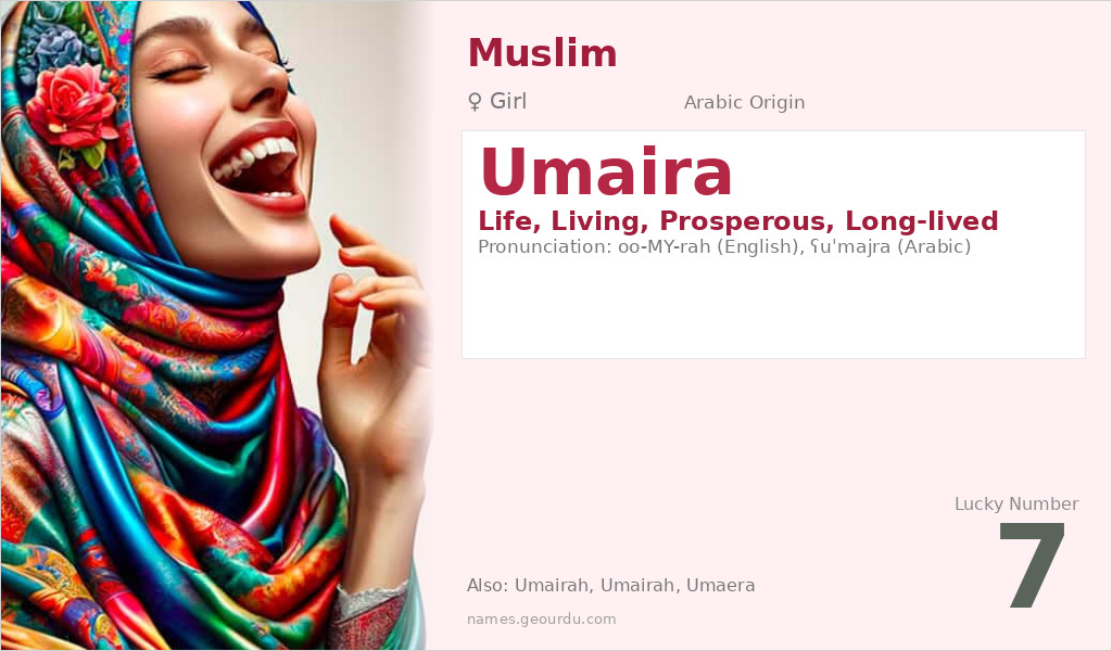 Umaira Name Meaning and Details