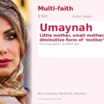 Umaynah Name Meaning and Details