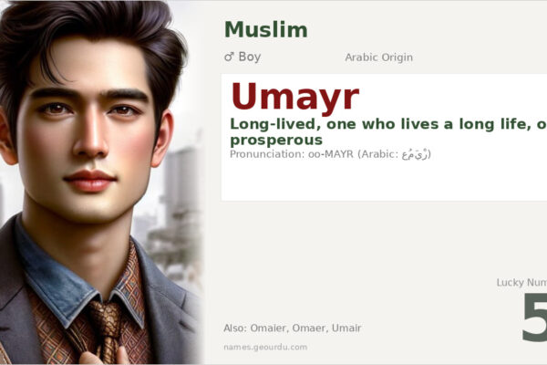 Umayr Name Meaning — Arabic Origin, Boy Name & Details (2025)