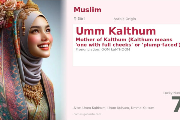 Umm Kalthum Meaning — Arabic Origin, Girl Name & Historical Significance (2025)
