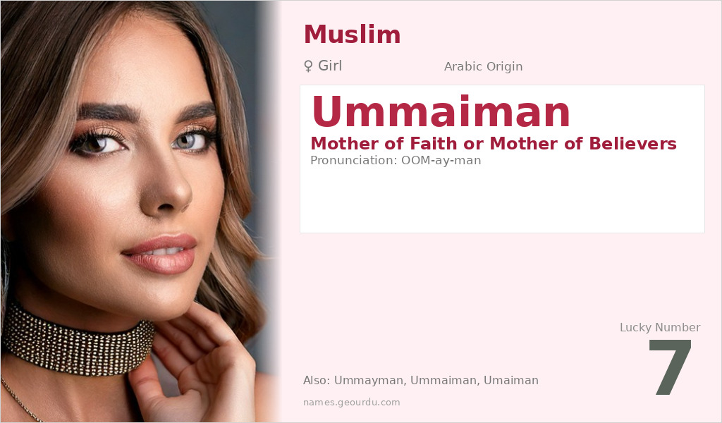 Ummaiman Name Meaning and Details