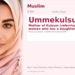 Ummekulsum Name Meaning and Details