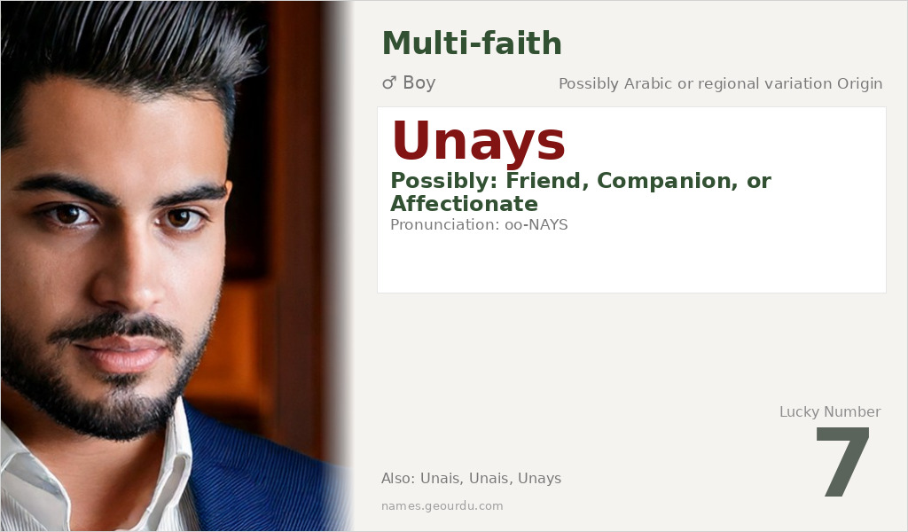 Unays Name Meaning and Details