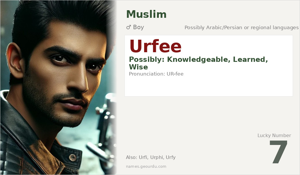 Urfee Name Meaning and Details