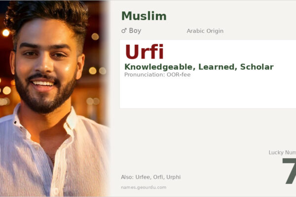 Urfi Name Meaning — Arabic Origin, Boy’s Name & Details (2025)