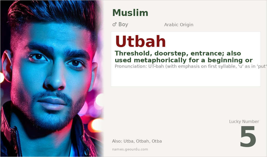 Utbah Name Meaning and Details