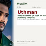 Uthman Name Meaning and Details