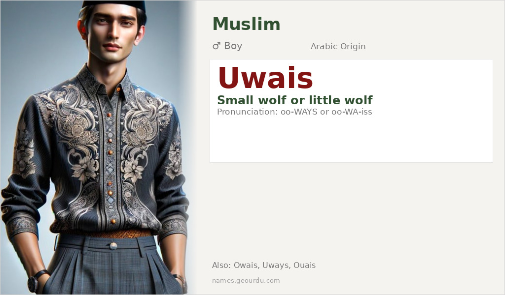 Uwais Name Meaning and Details