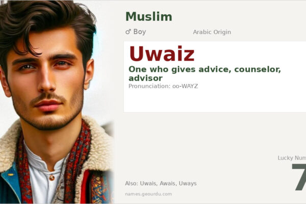 Uwaiz Name Meaning — Arabic Origin, Boy Name & Details (2025)