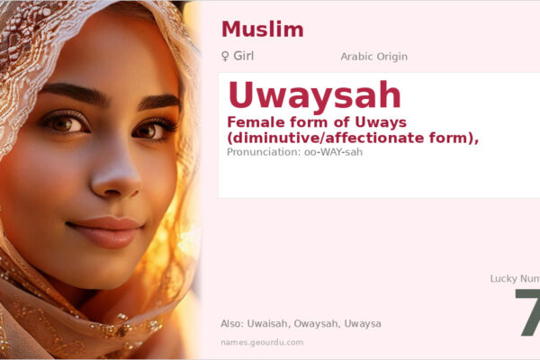 Uwaysah Name Meaning — Arabic Origin, Girl Name & Details (2025)