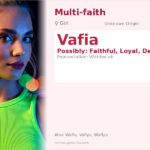 Vafia Name Meaning and Details
