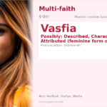 Vasfia Name Meaning and Details