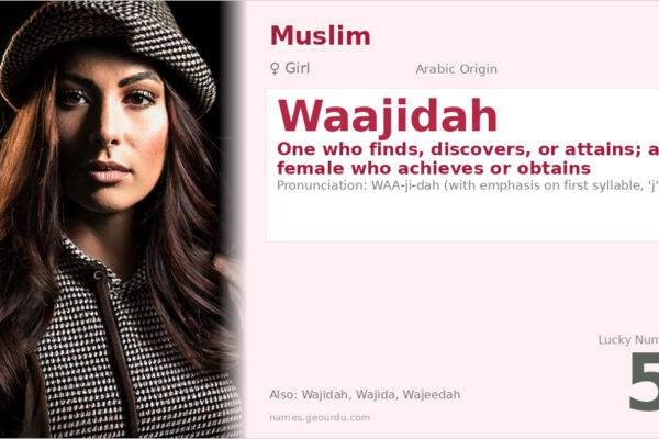 Waajidah Name Meaning — Arabic Origin, Girl Name & Details (2025)