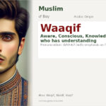Waaqif Name Meaning and Details
