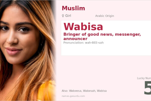 Wabisa Name Meaning — Arabic Origin, Girl Name & Details (2025)