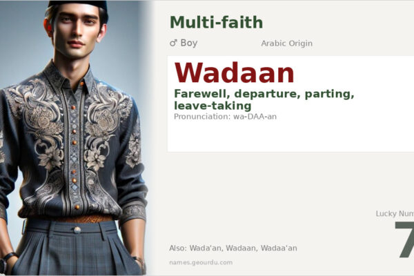 Wadaan Name Meaning — Arabic Origin, Boy Name & Details (2025)