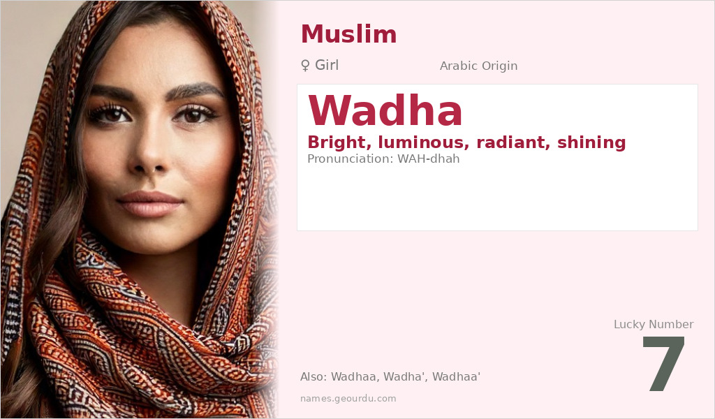 Wadha Name Meaning and Details