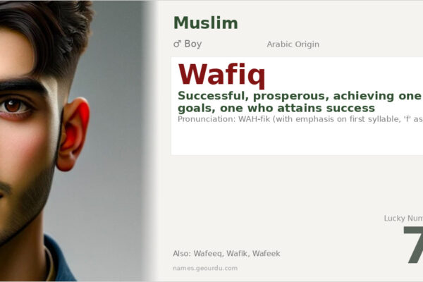 Wafiq Name Meaning — Arabic Origin, Boy Name & Details (2025)