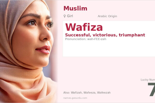 Wafiza Name Meaning — Arabic Origin, Girl Name & Details (2025)