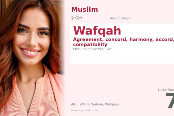 Wafqah Name Meaning — Arabic Origin, Girl Name & Details (2025)