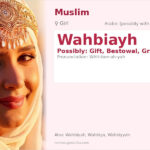 Wahbiayh Name Meaning and Details