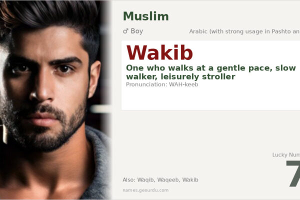 Wakib Name Meaning — Arabic Origin, Boy’s Name & Cultural Significance