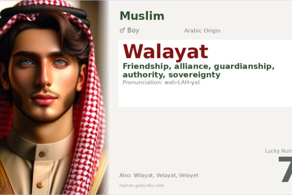 Walayat Name Meaning — Arabic Origin, Boy Name & Islamic Significance (2025)