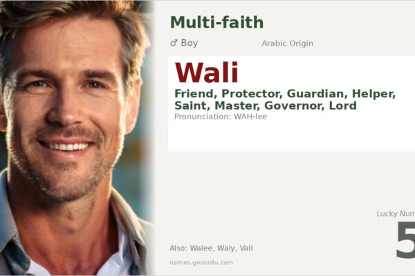 Wali Name Meaning — Arabic Origin, Boy Name & Details (2025)