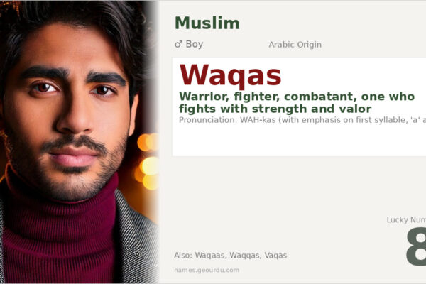 Waqas Name Meaning — Arabic Origin, Warrior & Details (2025)