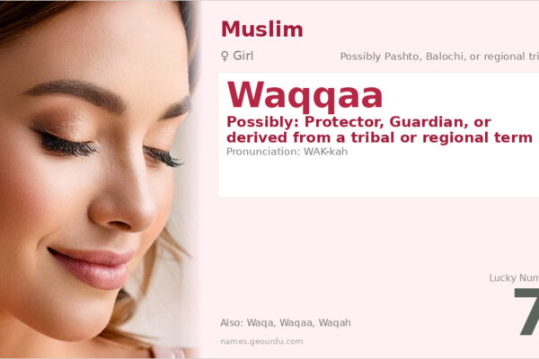 Waqqaa Name Meaning — Origin, Gender & Details (2025)