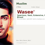 Wasee' Name Meaning and Details