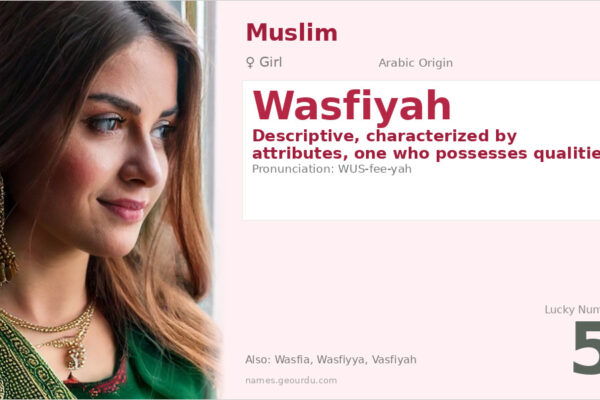 Wasfiyah Name Meaning — Arabic Origin, Girl Name & Details (2025)