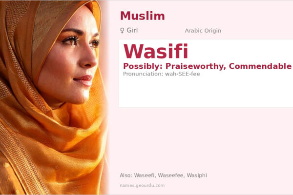 Wasifi Name Meaning — Origin, Gender & Details (2025)