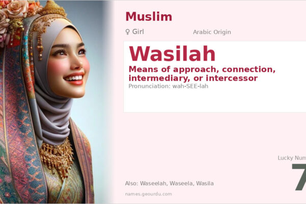 Wasilah Name Meaning — Arabic Origin, Girl Name & Islamic Significance (2025)