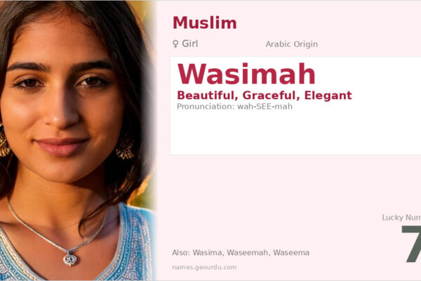 Wasimah Name Meaning — Arabic Origin, Girl Name & Details (2025)