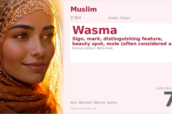 Wasma Name Meaning — Arabic Origin, Girl Name & Details (2025)