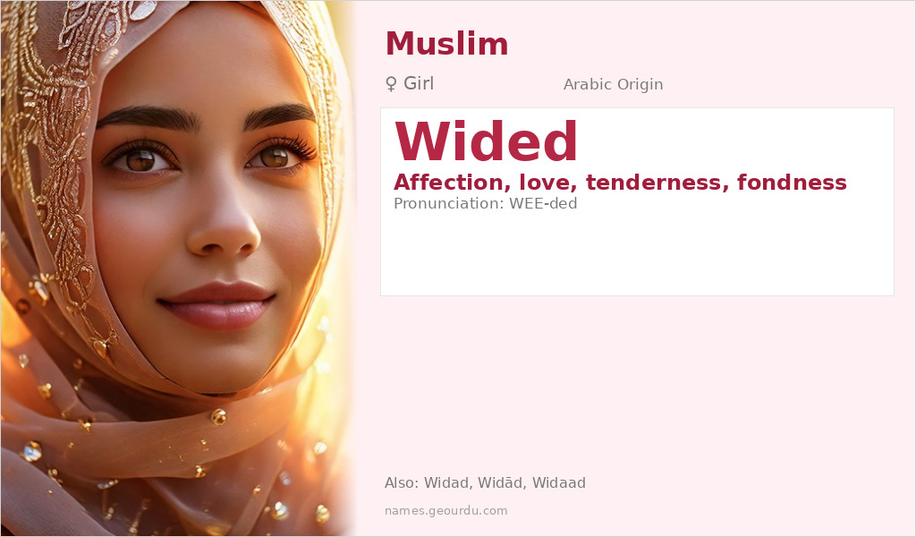 Wided Name Meaning and Details