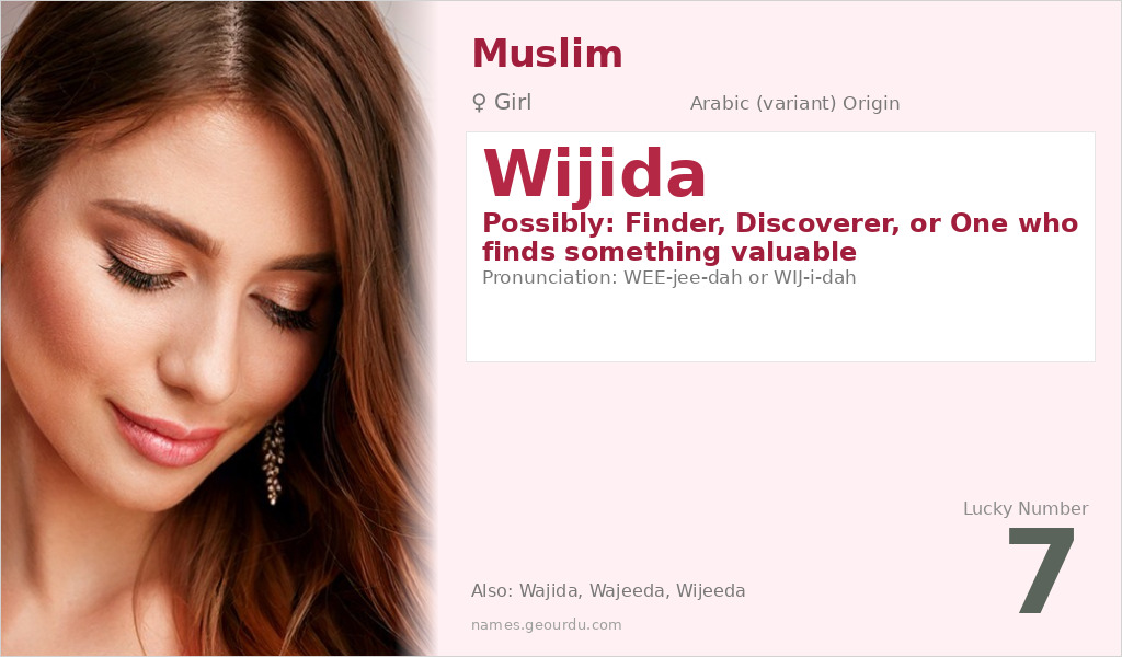 Wijida Name Meaning and Details