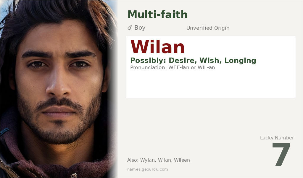 Wilan Name Meaning and Details
