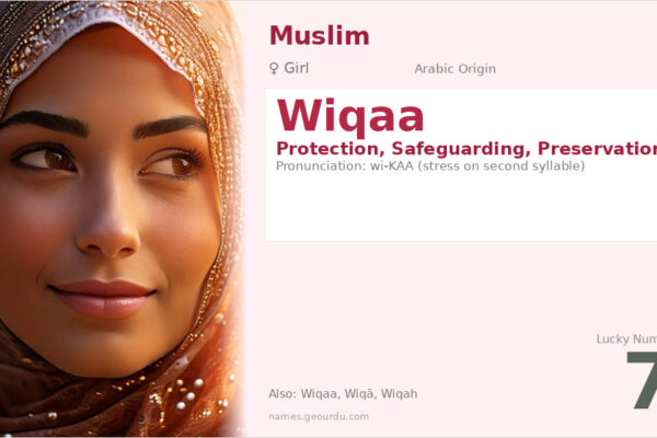 Wiqaa Name Meaning — Arabic Origin, Girl Name & Details (2025)
