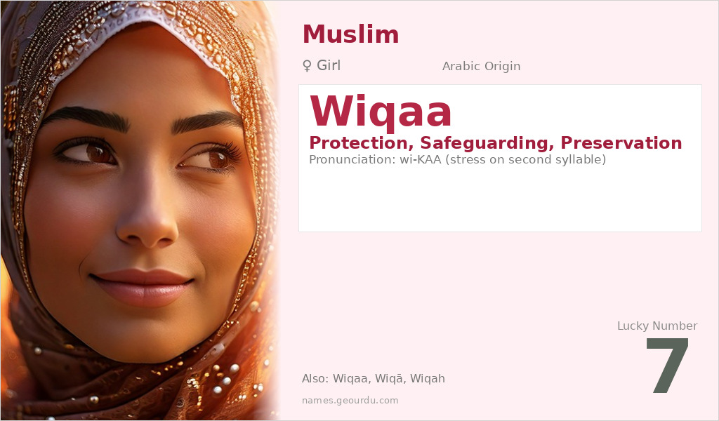 Wiqaa Name Meaning and Details