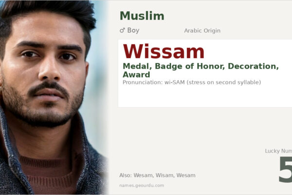 Wissam Name Meaning — Arabic Origin, Boy & Details (2025)