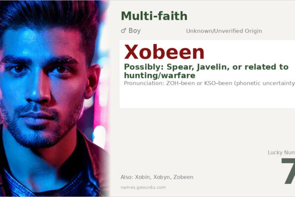 Xobeen Name Meaning — Origin, Gender & Details (2025)