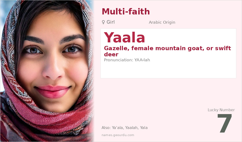 Yaala Name Meaning and Details