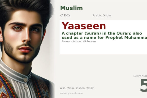 Yaaseen Name Meaning — Arabic Origin, Islamic Significance & Details (2025)