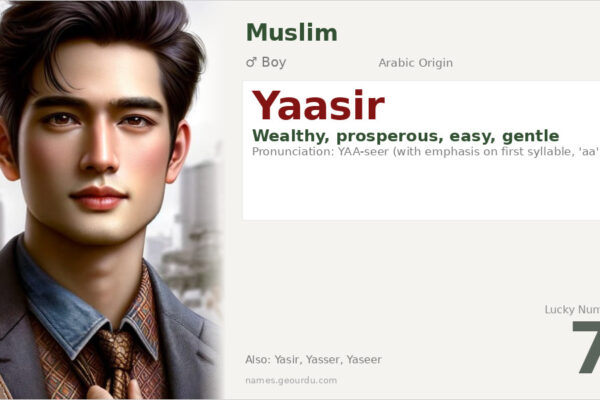 Yaasir Name Meaning — Arabic Origin, Boy Name & Details (2025)