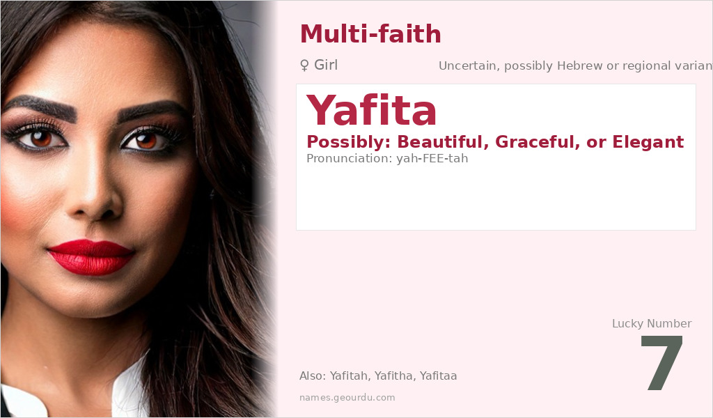 Yafita Name Meaning and Details