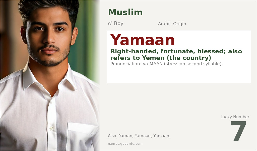 Yamaan Name Meaning and Details