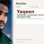 Yaqeen Name Meaning and Details