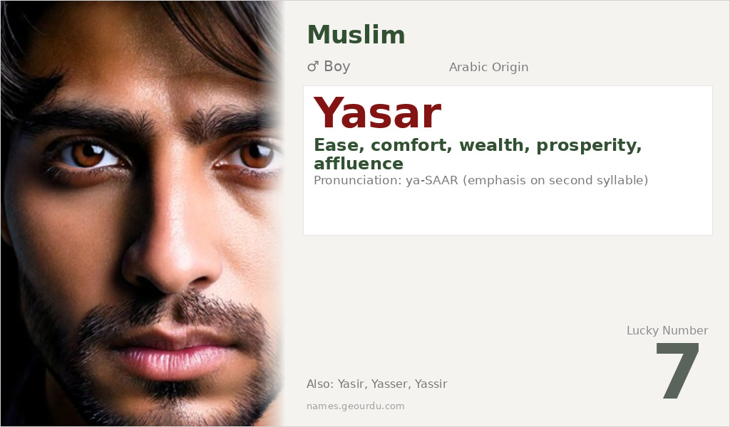 Yasar Name Meaning and Details